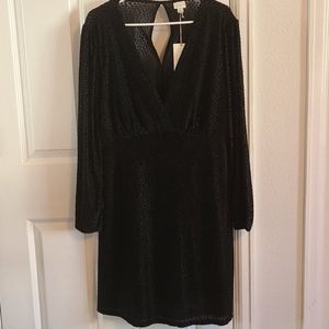 A New Day Black Long Sleeve Dress